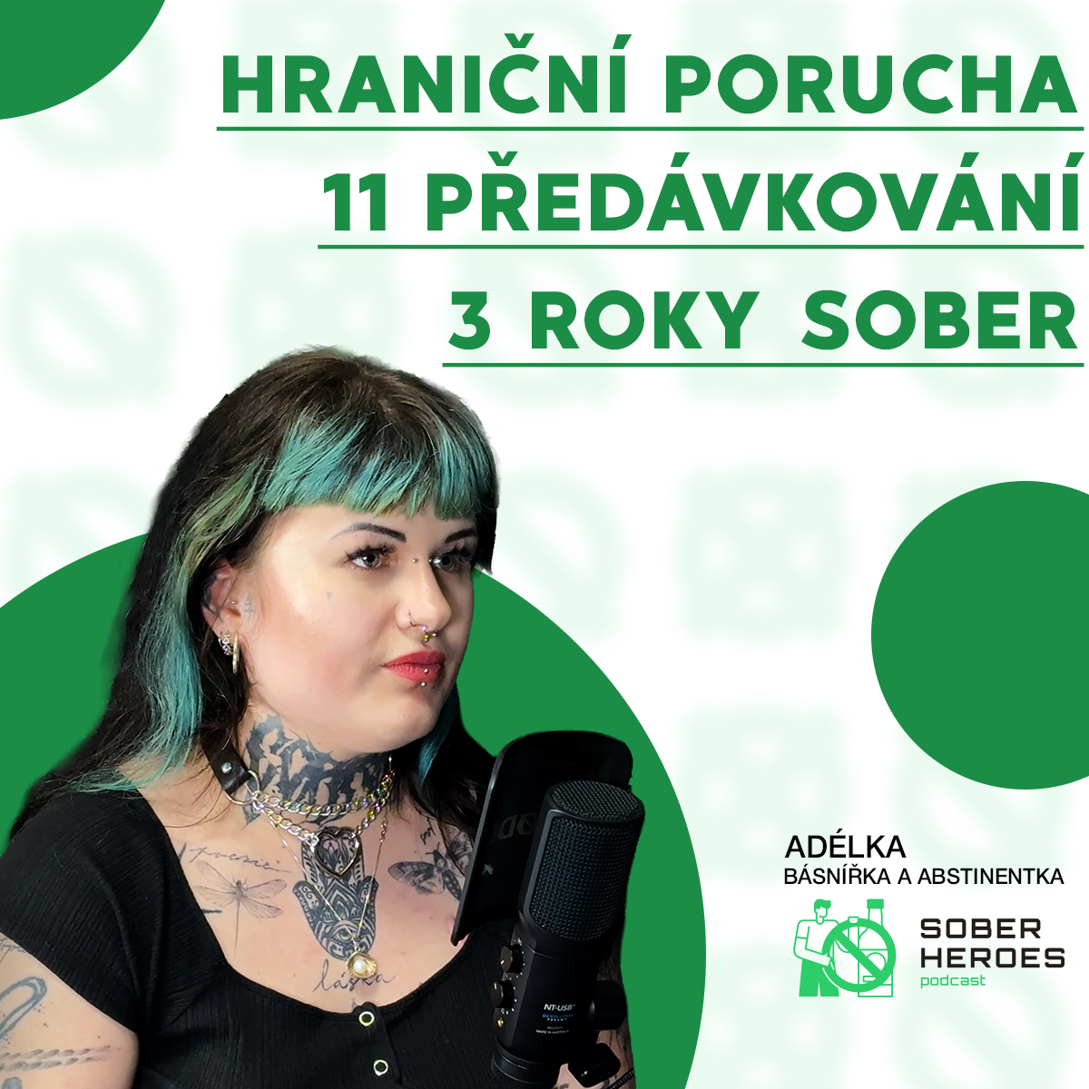 Hraniční porucha, pervitin a 11 předávkování %7C Adélka, 3 roky Clean & Sober